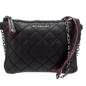 MZ Wallace Ruby Quilted Crossbody Bag in Black - New with tags